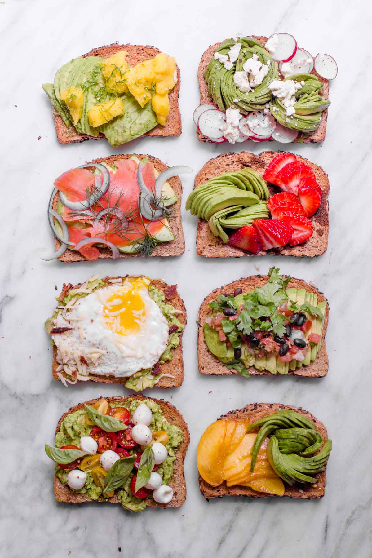 8 Sweet and Savory Ways to Eat Avocado Toast