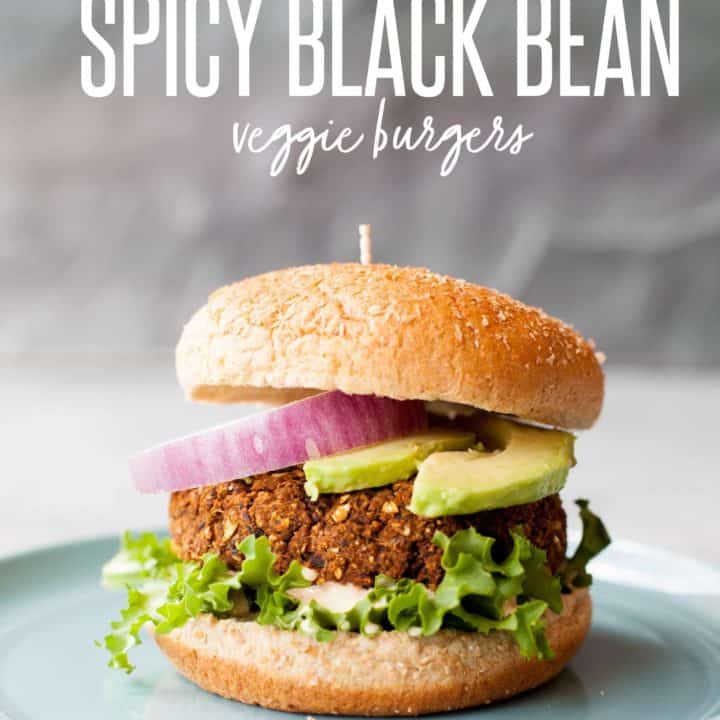 Spicy Black Bean Burgers