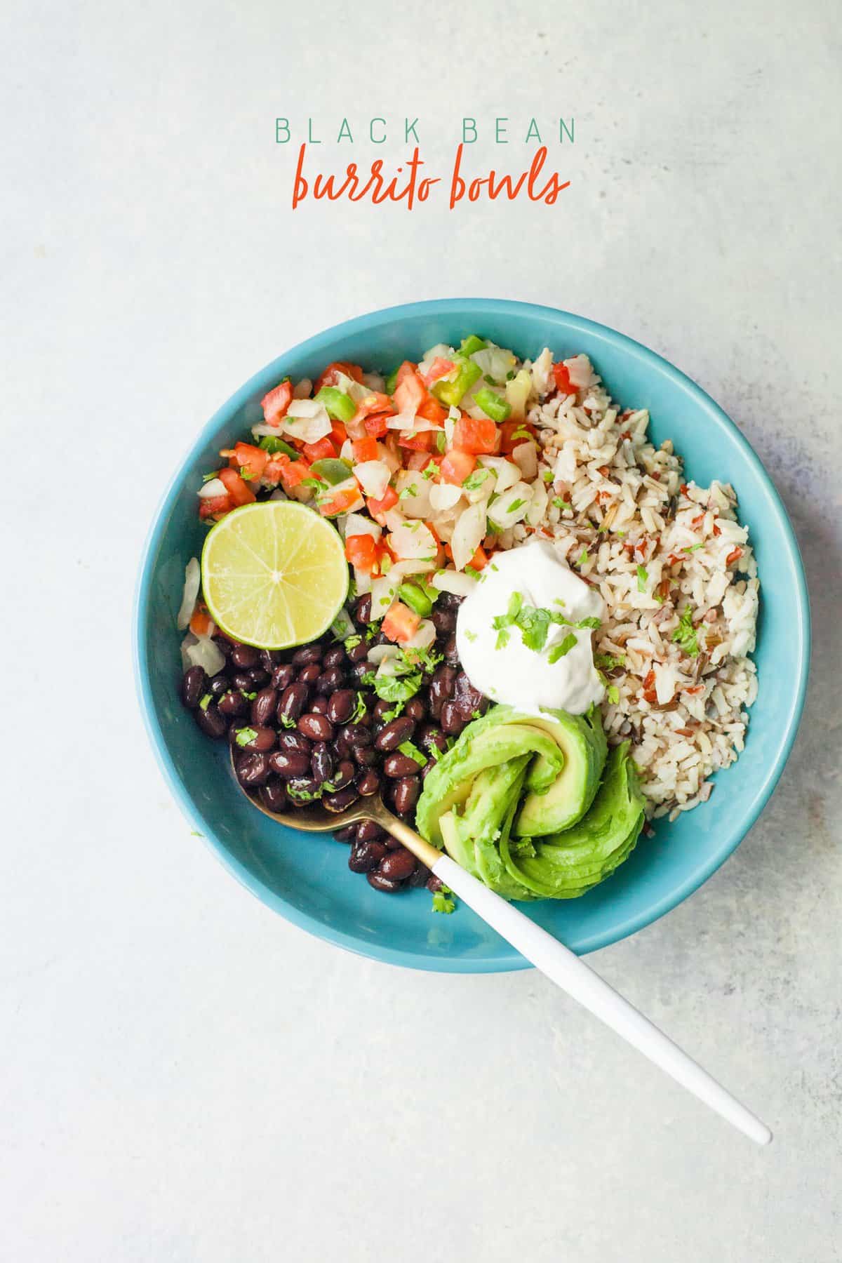 Black Bean Burrito Bowls