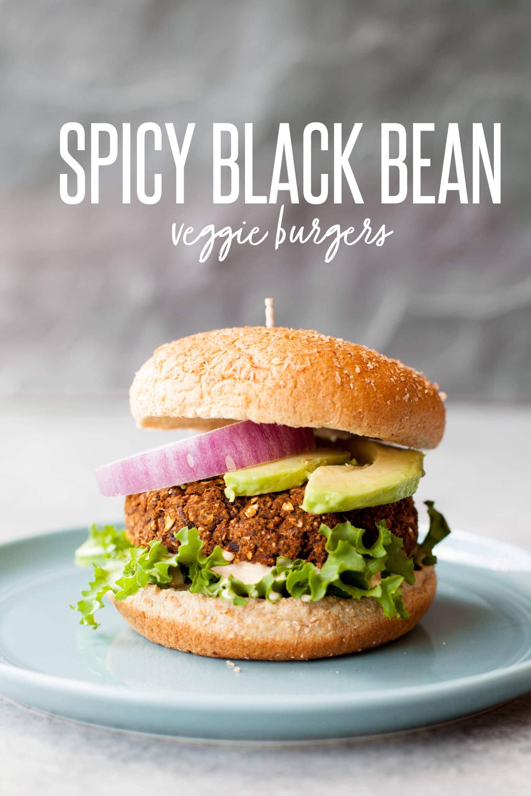 Spicy Black Bean Burgers