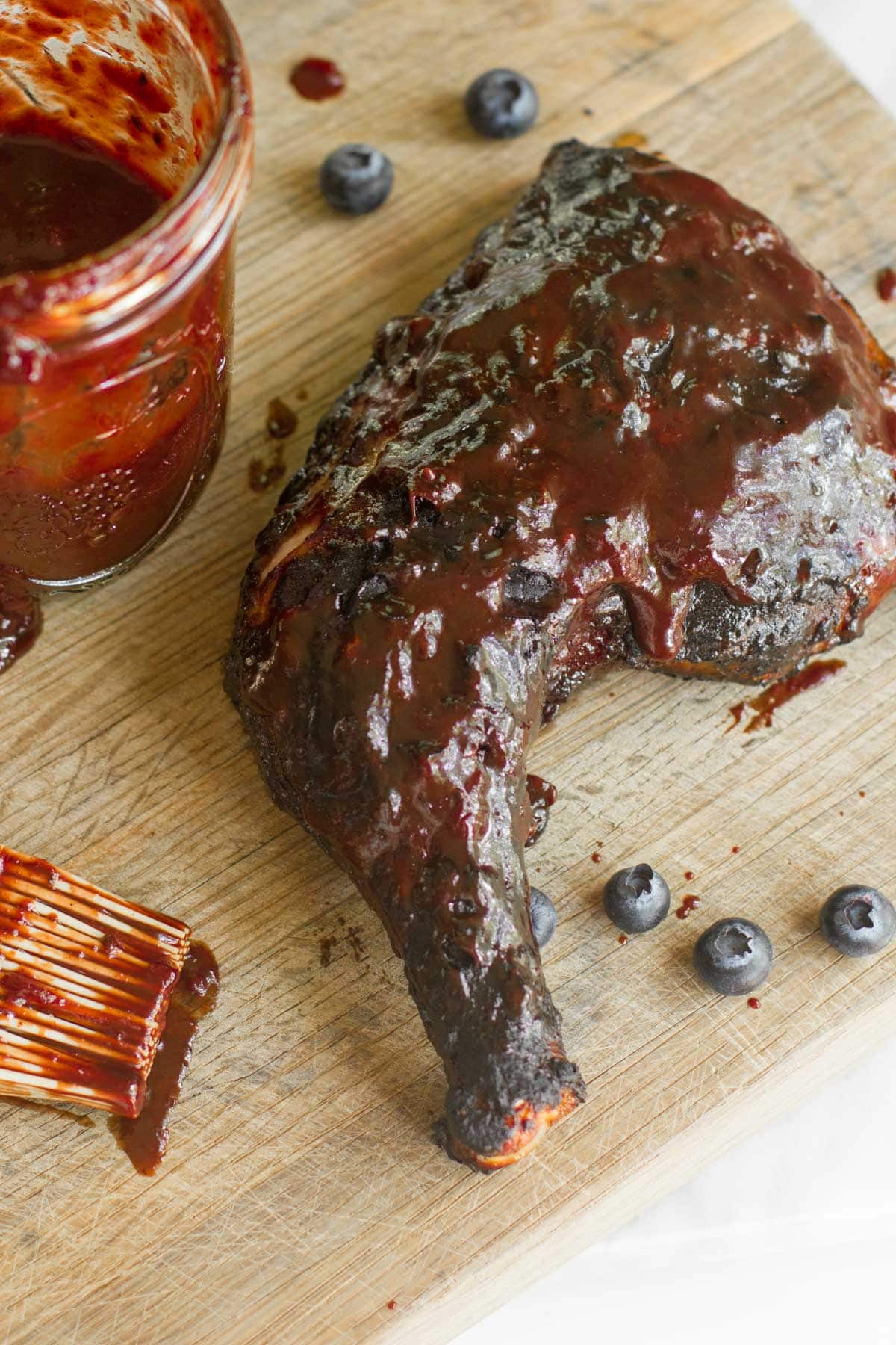 Blueberry Buttermilk Barbecue Chicken