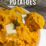 Brown Butter Mashed Sweet Potatoes