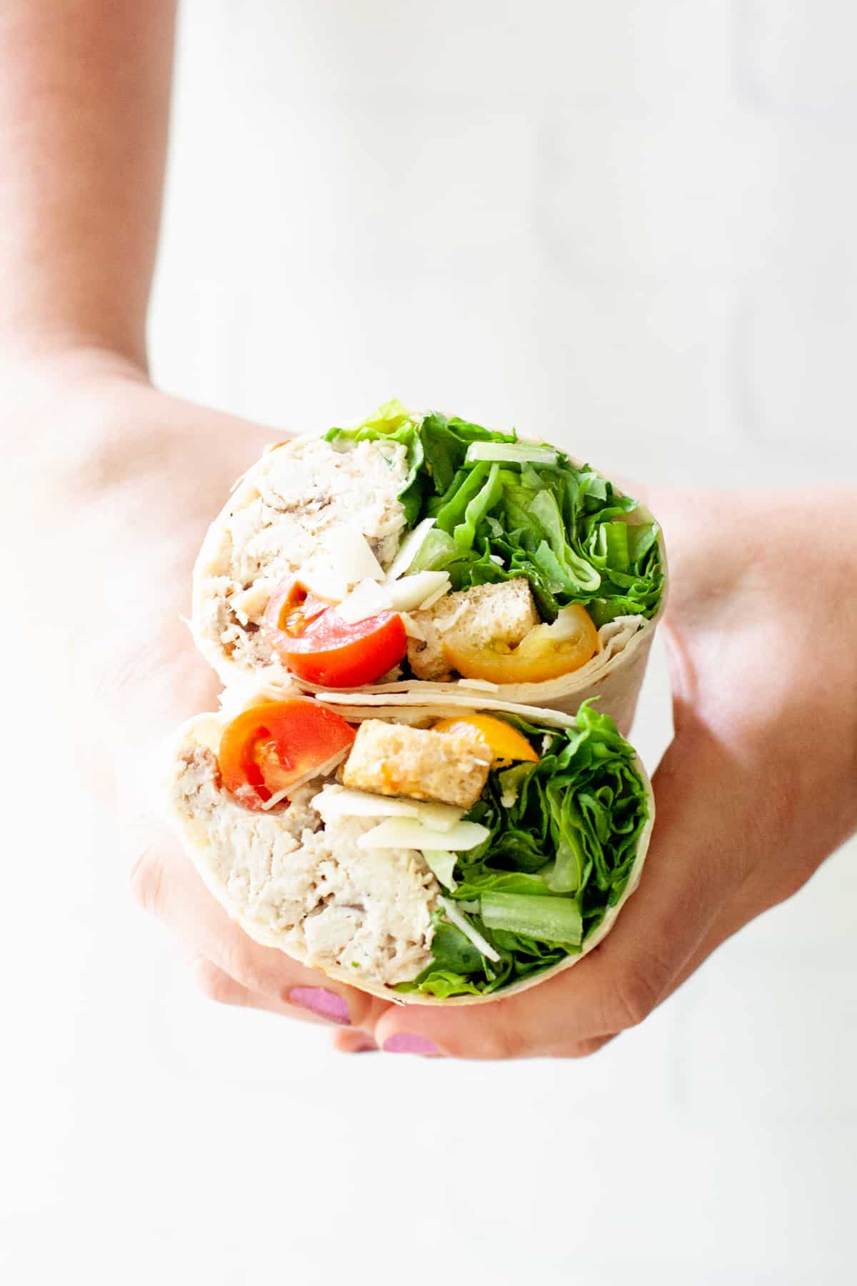 Easy Chicken Caesar Wrap Recipe