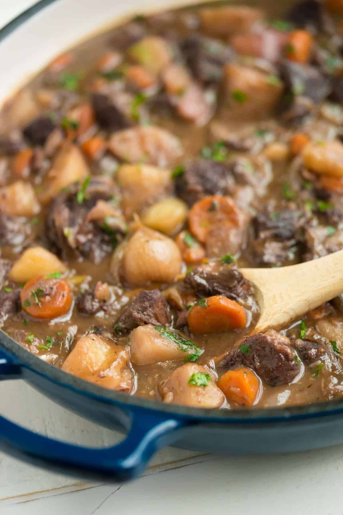 Drunken Beef Stew with Red Wine