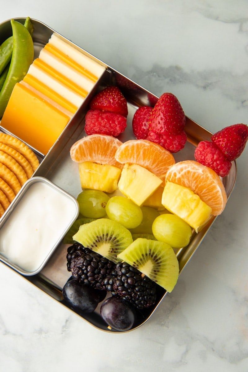 Rainbow Fruit Kabobs