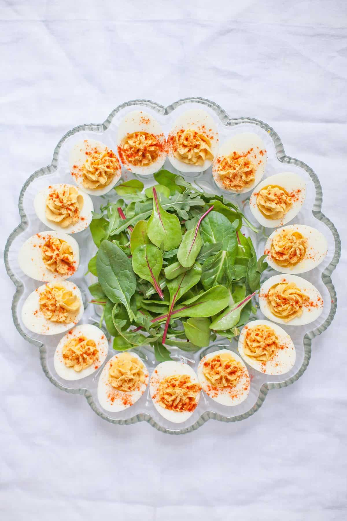 Hummus Deviled Eggs