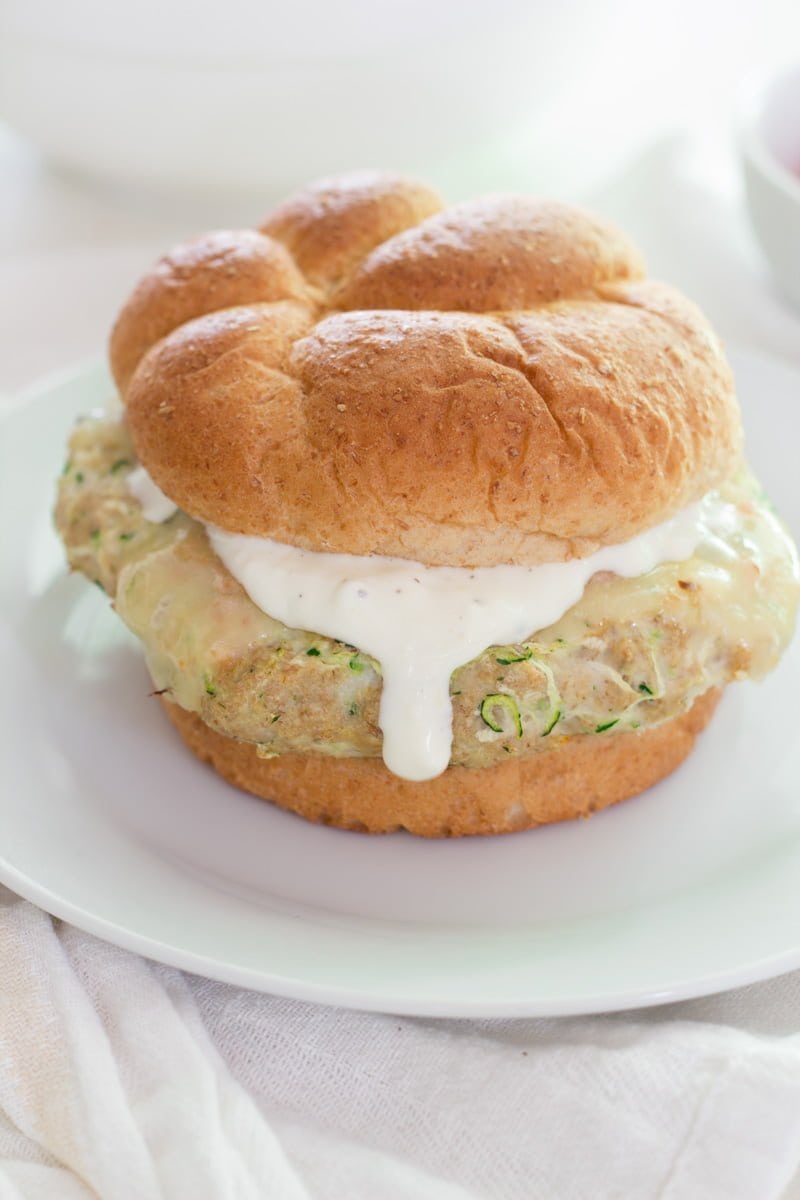 Zucchini Chicken Burgers