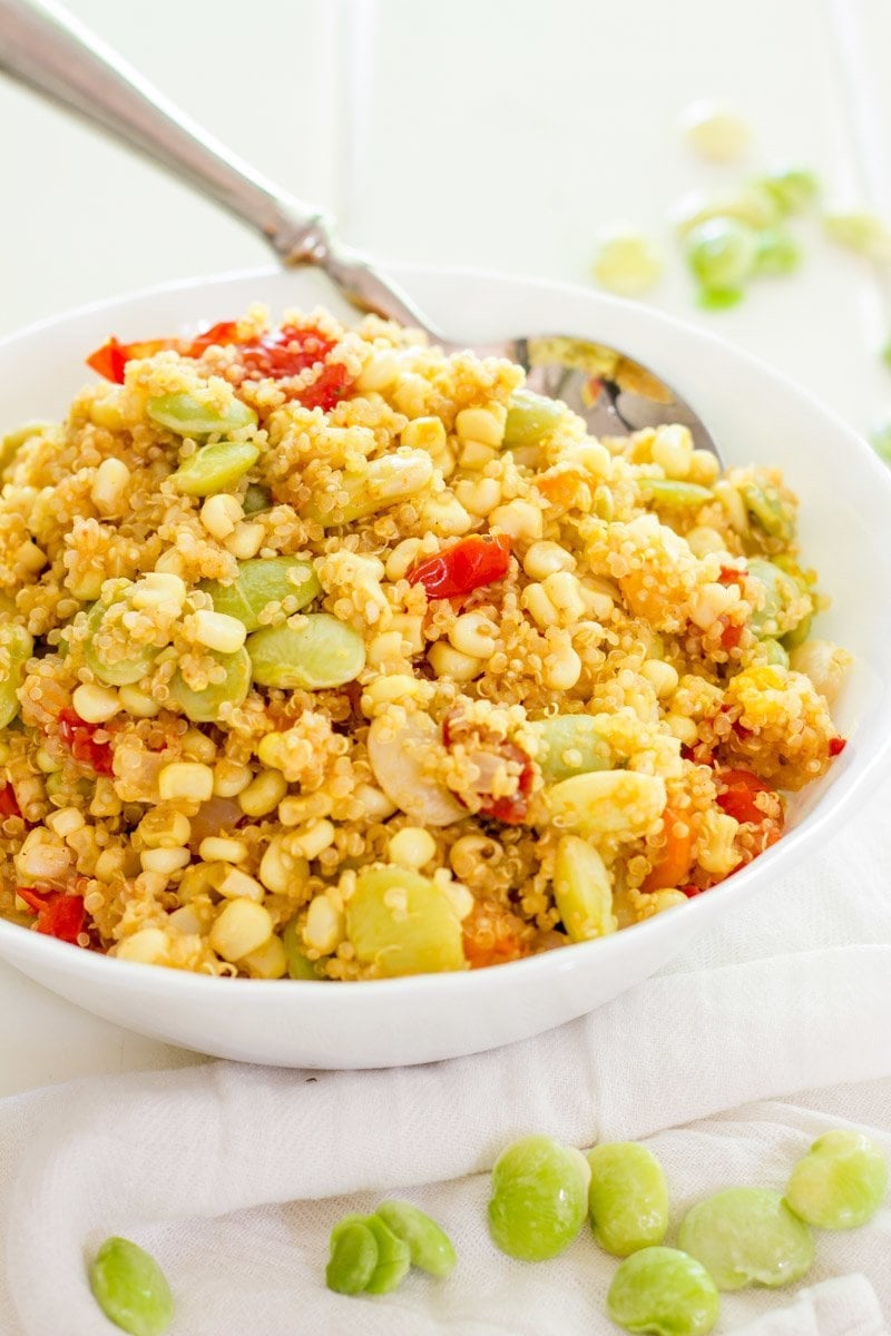 Quinoa Succotash