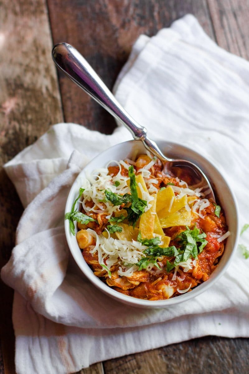 Slow Cooker Chicken Tortilla Soup