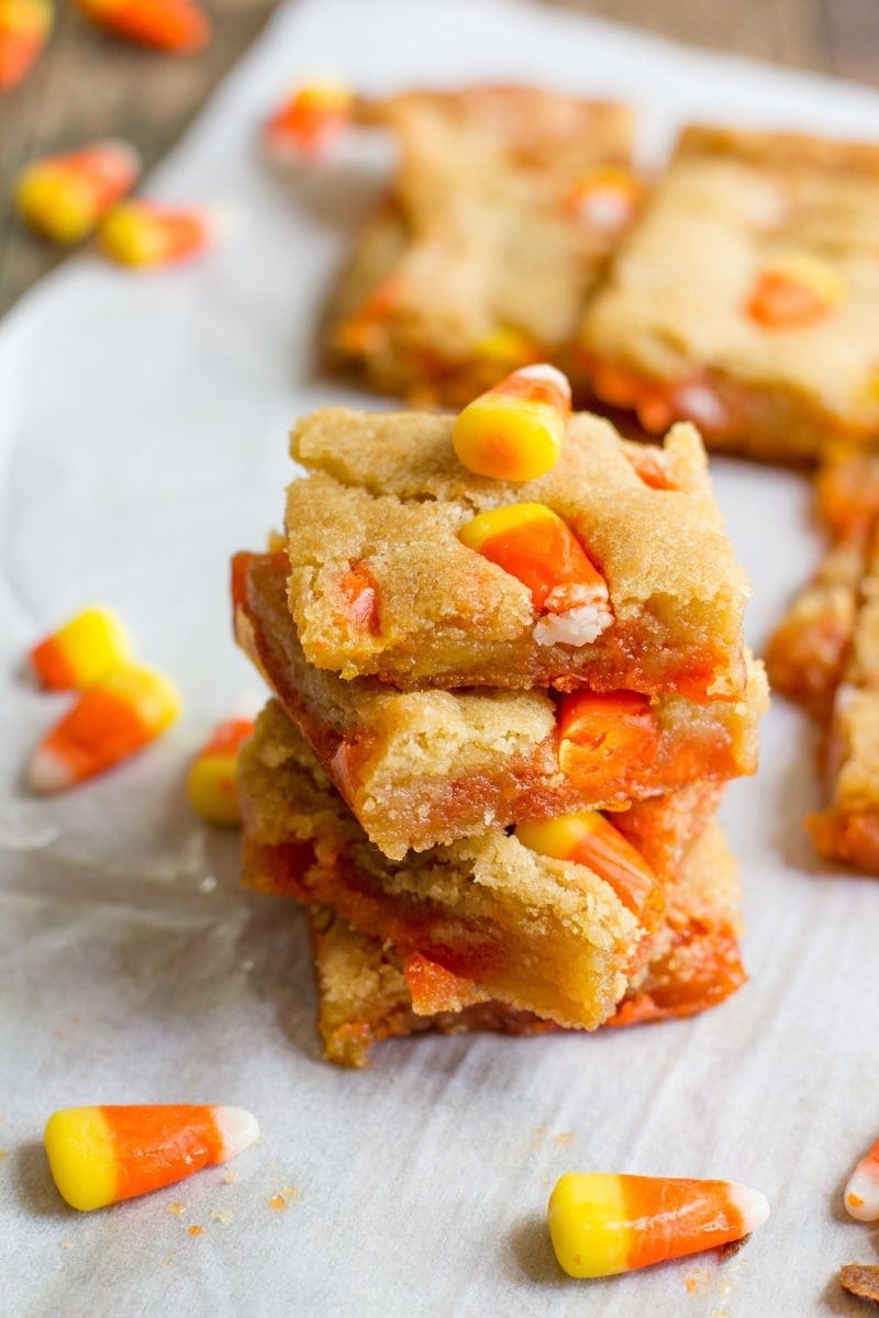 Candy Corn Blondies