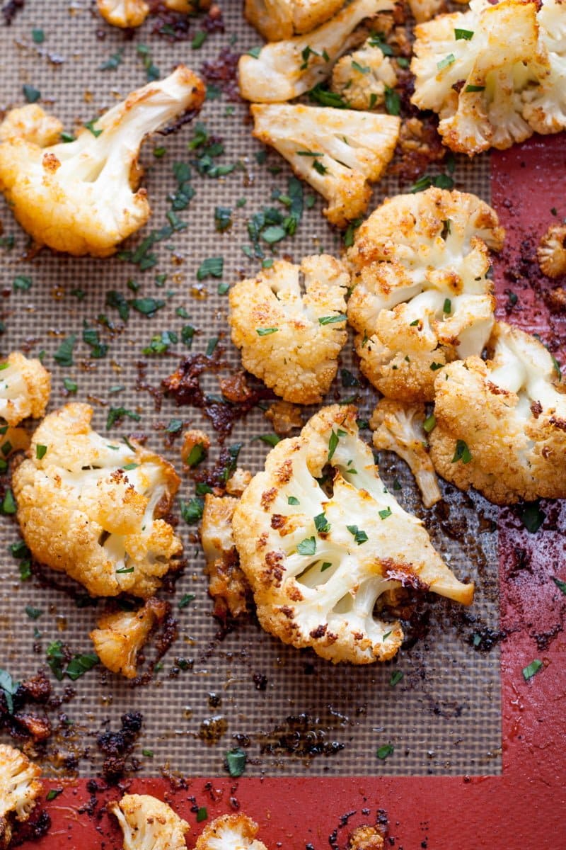 Parmesan Roasted Cauliflower