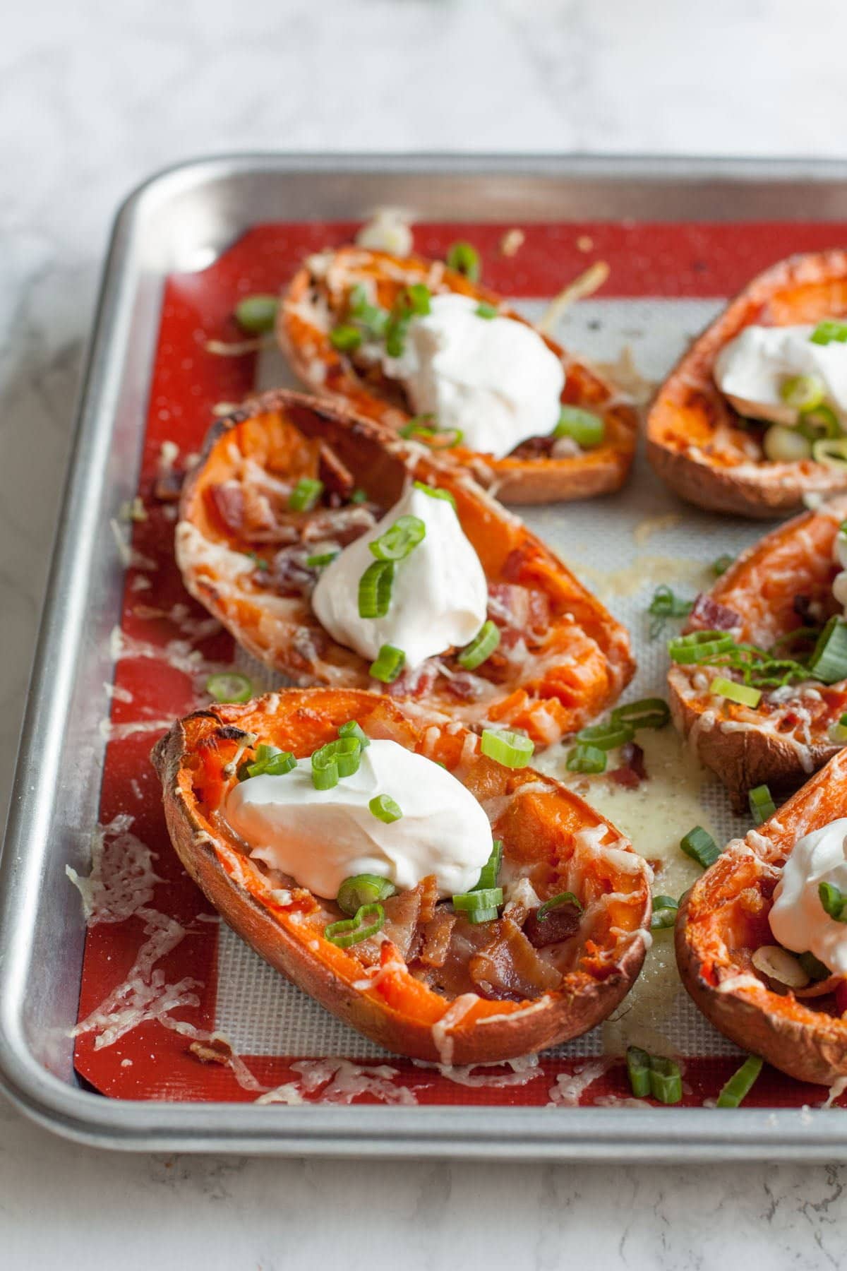 Loaded Sweet Potato Skins