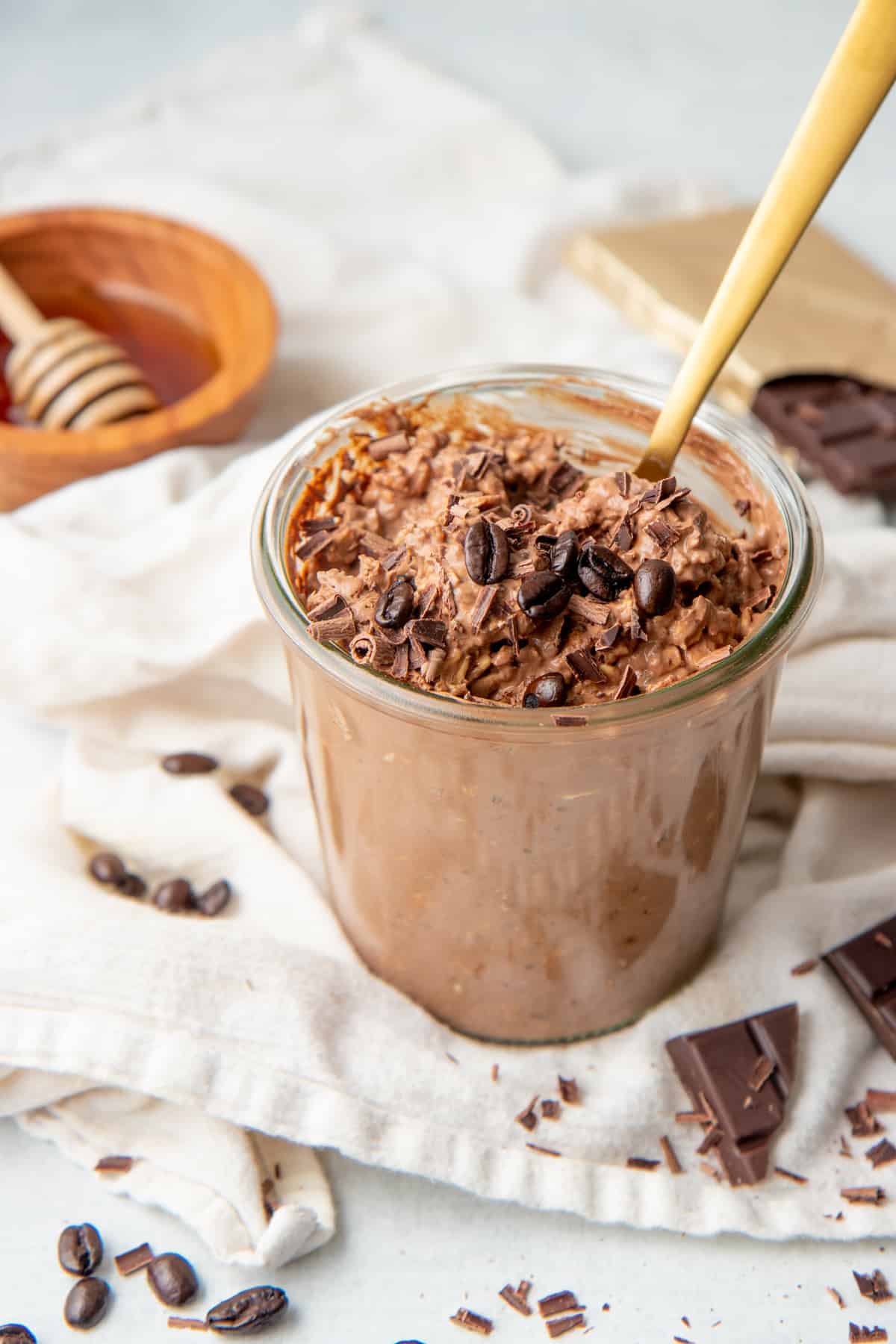 Chocolate Coffee Overnight Oats