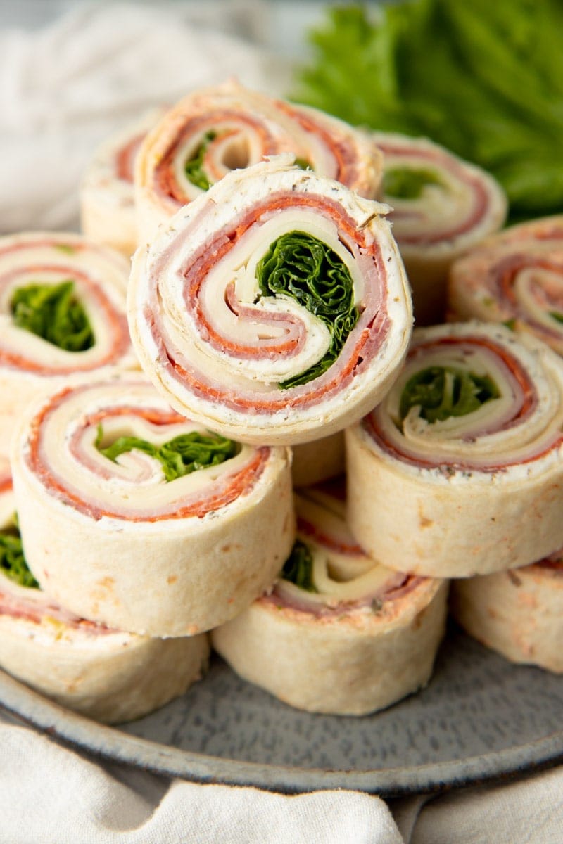 Italian Pinwheels with Cream Cheese Spread