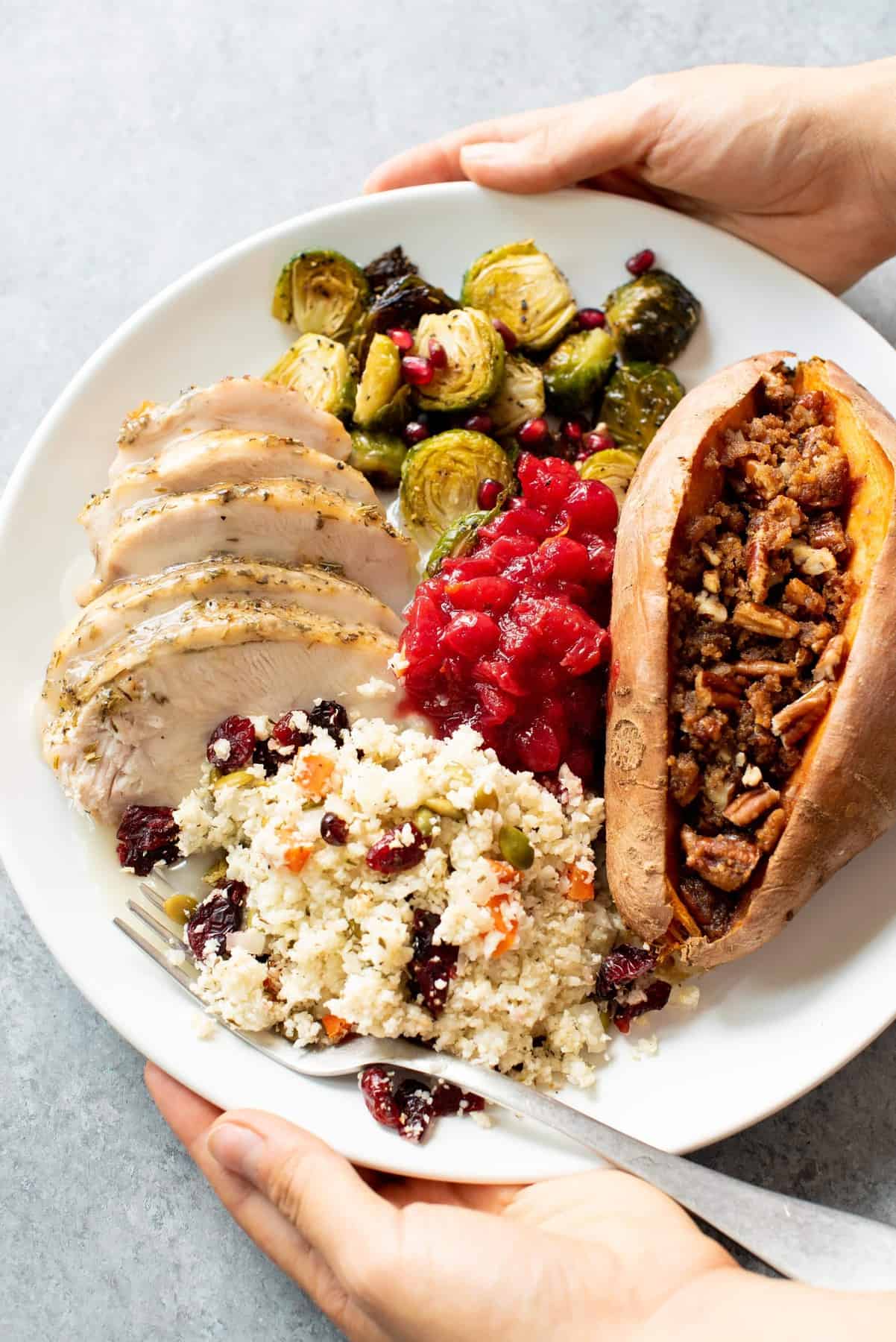 Thanksgiving Dinner for Two (One Sheet Pan!)