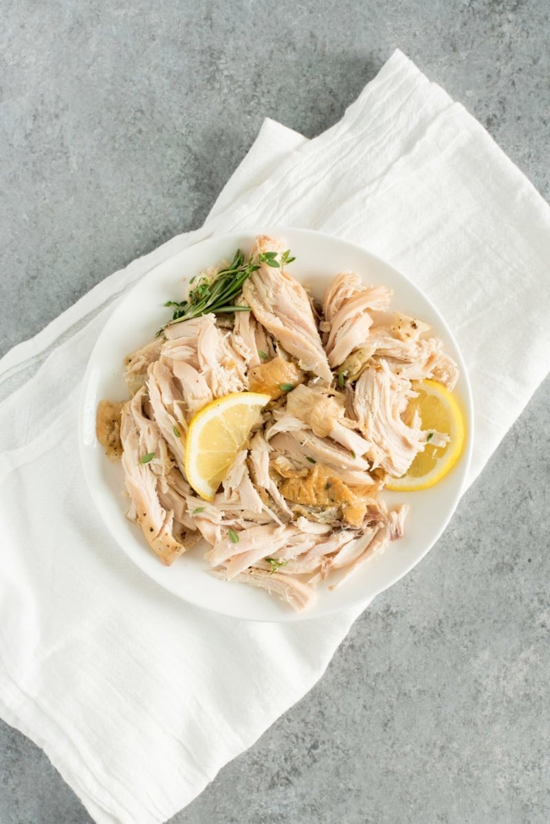 Fall Apart Slow Cooker Chicken - Shredded