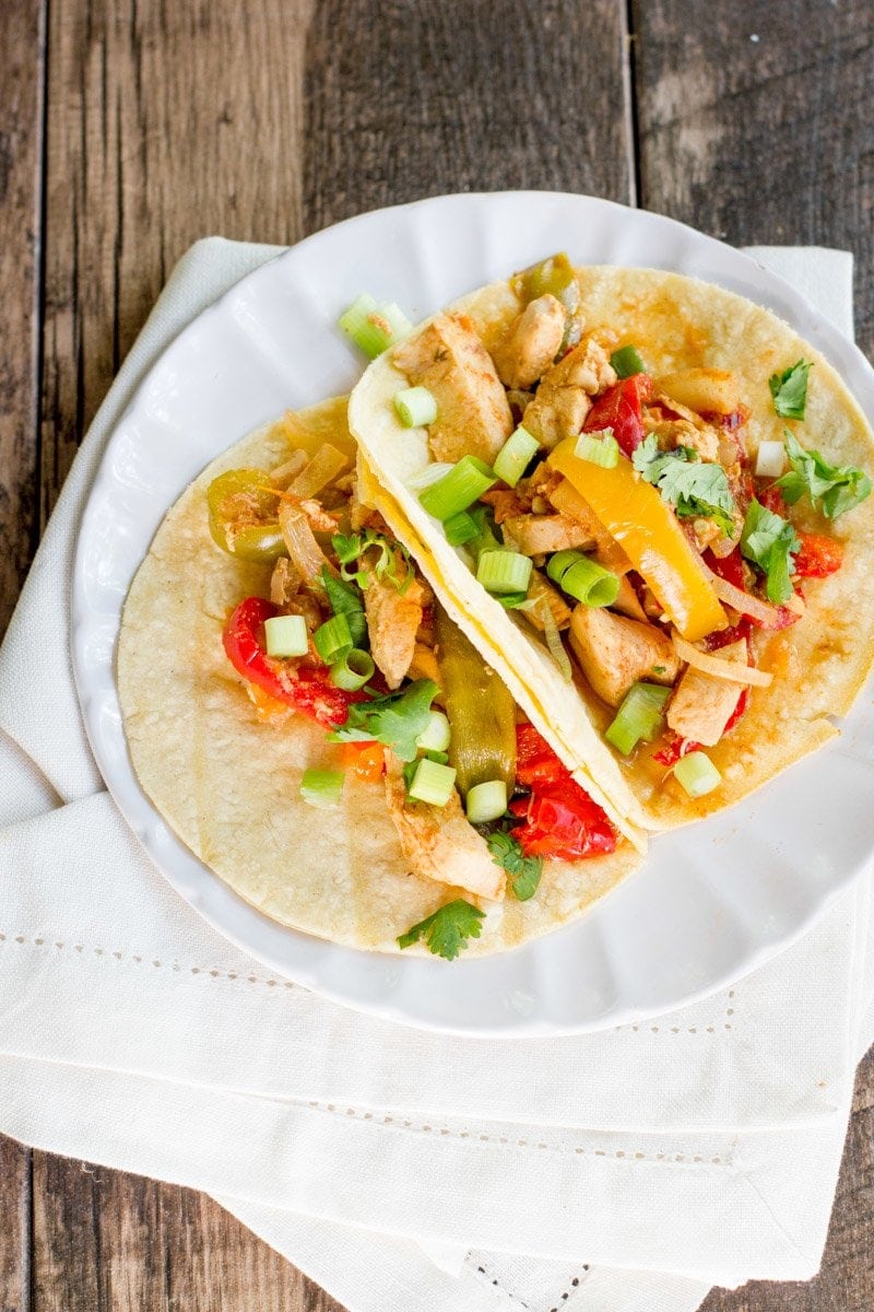 Crockpot Chicken Fajitas