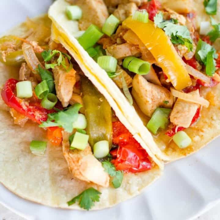 Slow Cooker Chicken Fajitas