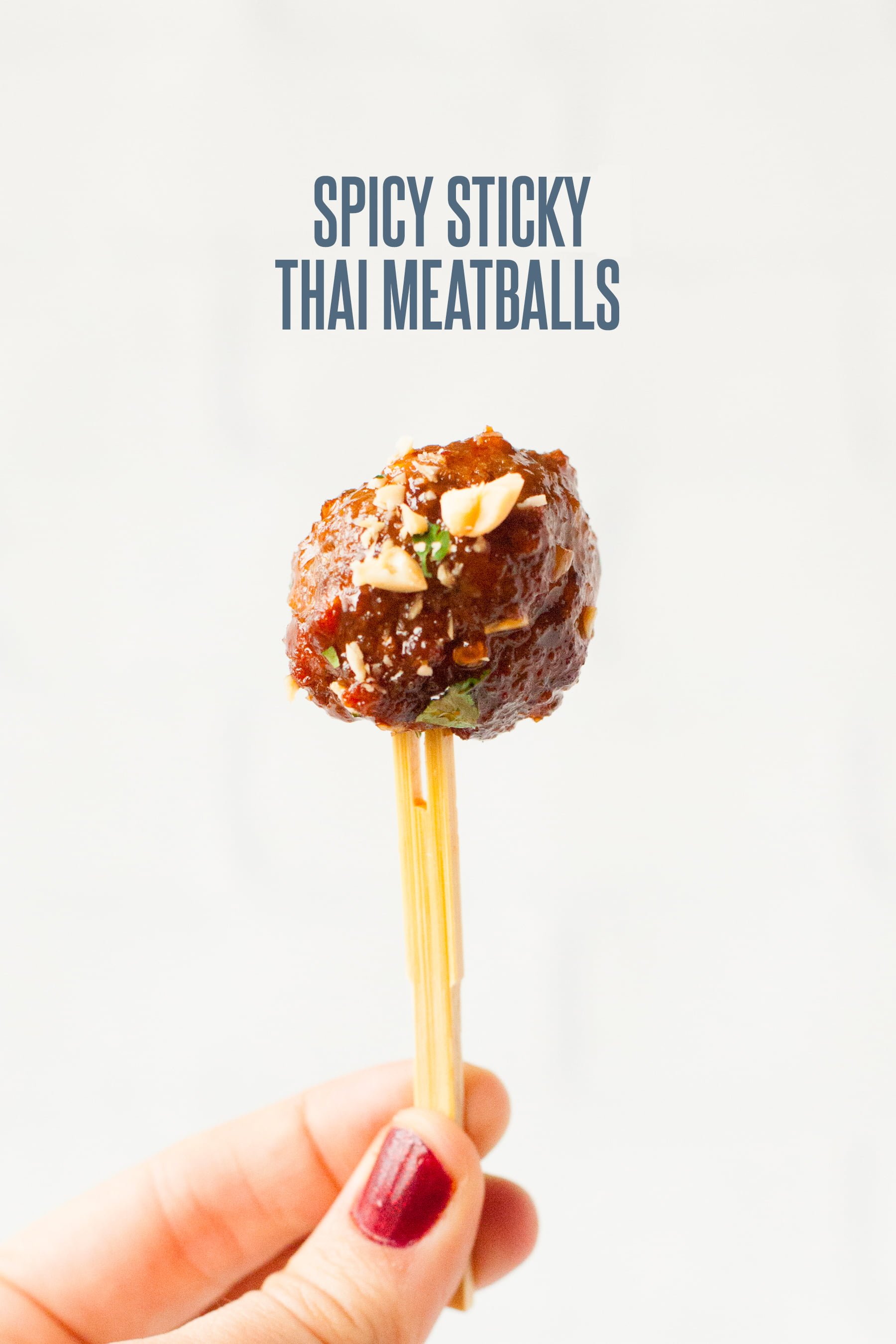 Spicy Sticky Thai Meatballs