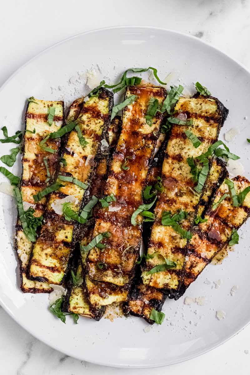 Grilled Zucchini with Parmesan