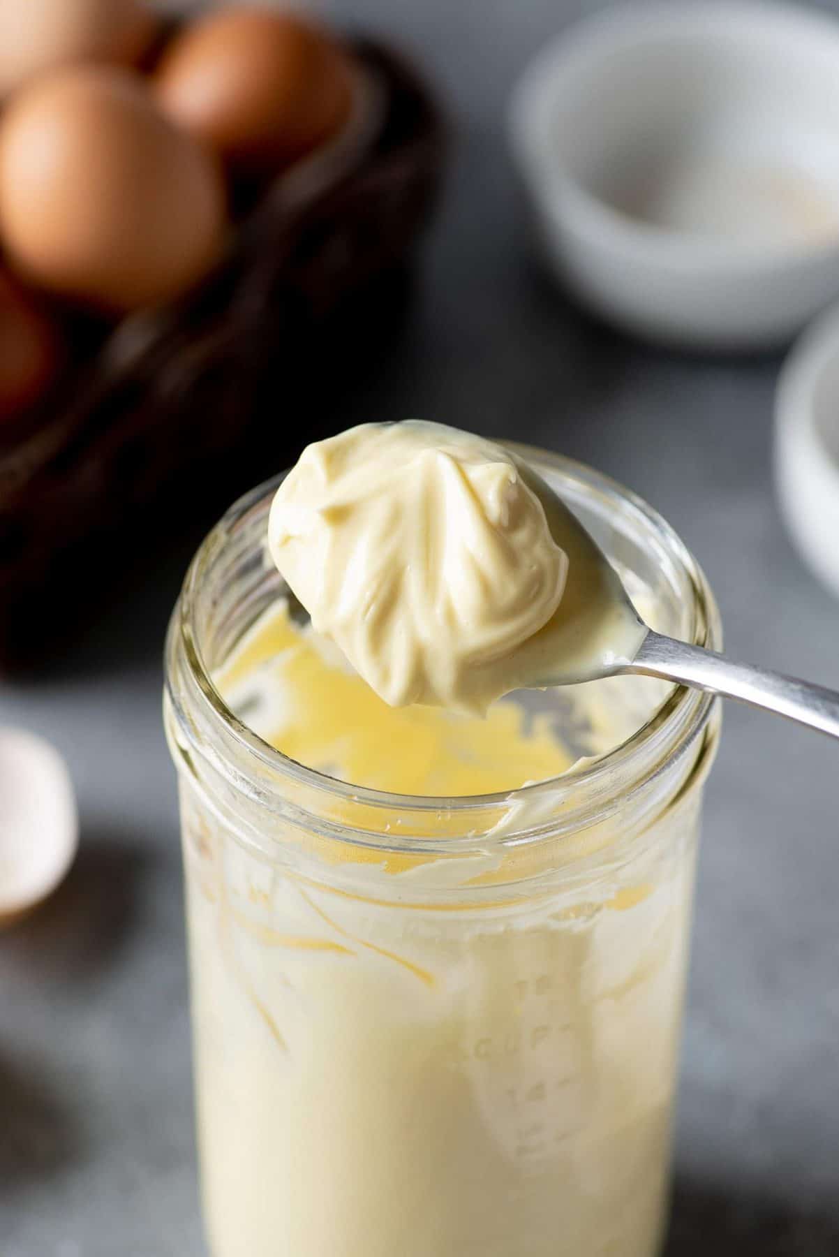 Immersion Blender Homemade Mayo