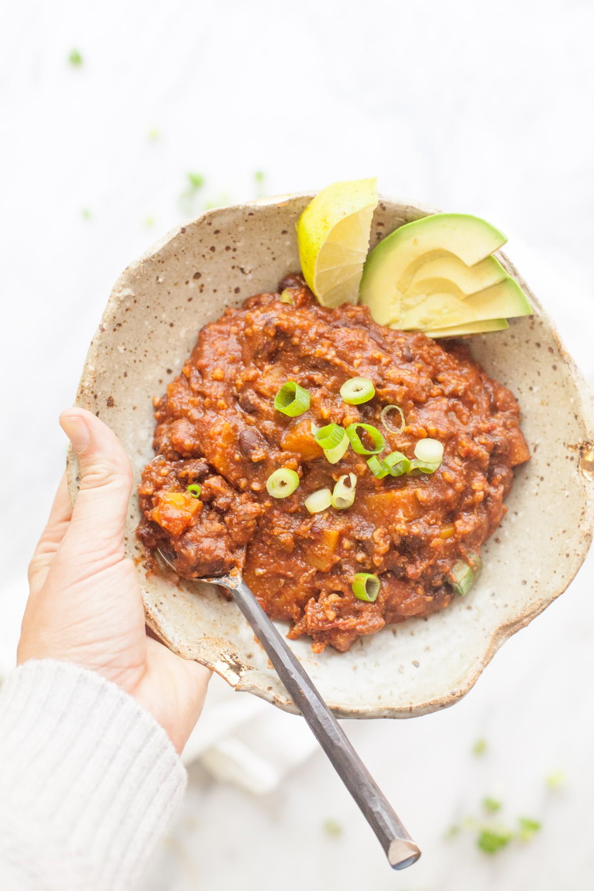 Vegan Pumpkin Black Bean Chili