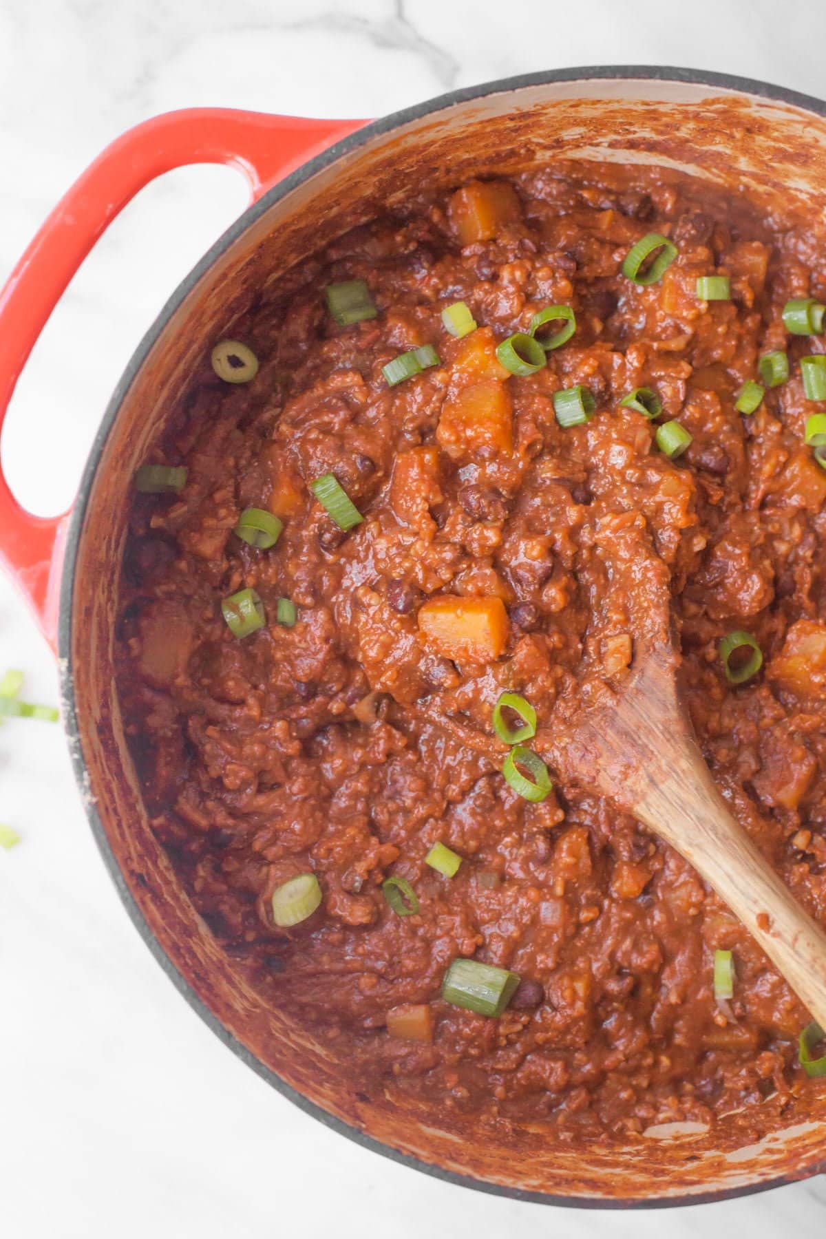 Vegan Pumpkin Black Bean Chili